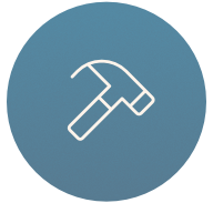 A hammer